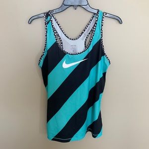 Nike navy and blue tank top